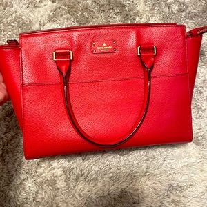 Red Kate Spade Medium Tote